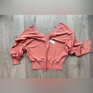 NWT Express Relaxed Off the Shoulder Top